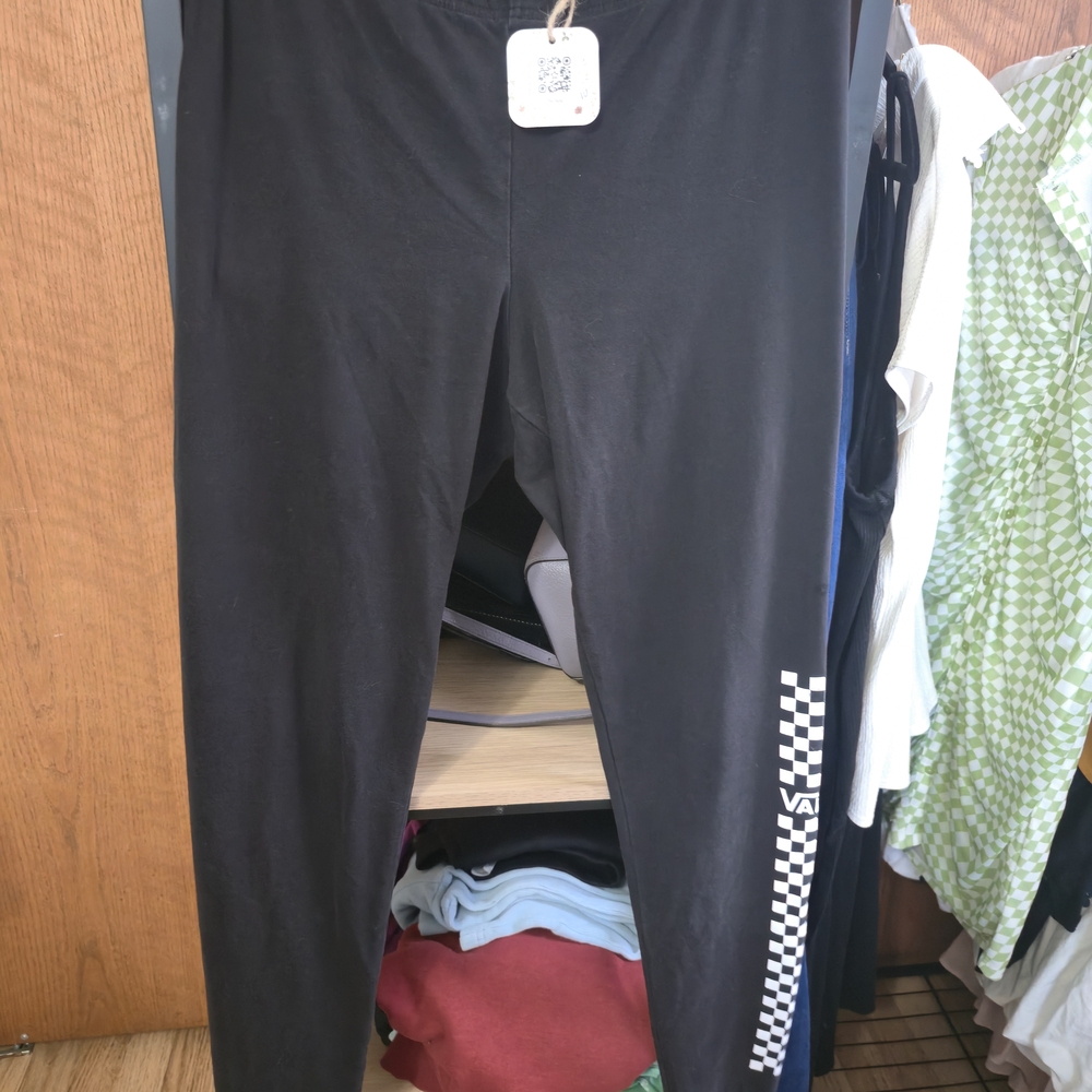 Vans Kids Black and White Checkered Leggings